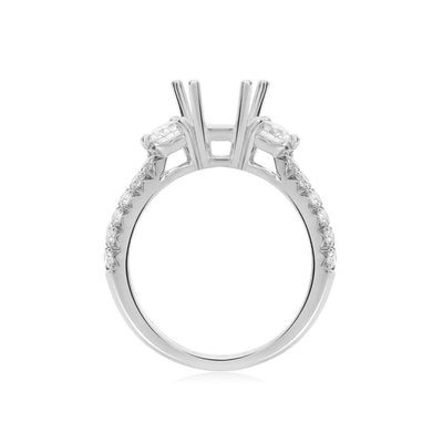 0.68 ctw Diamond Three-Stone Engagement Ring