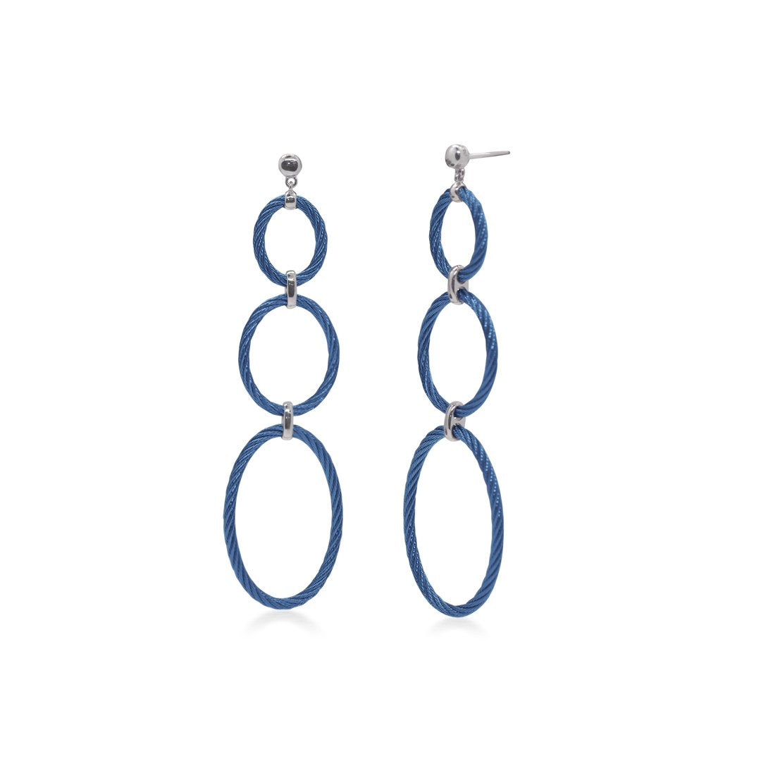 Drop Cable Earrings