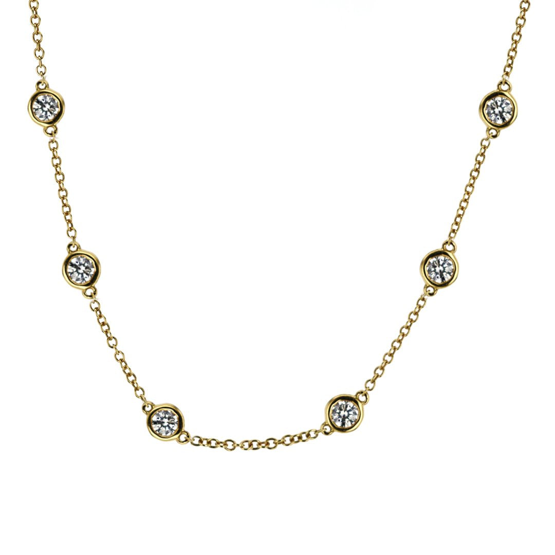 5.09 ctw Diamonds By The Yard Necklace