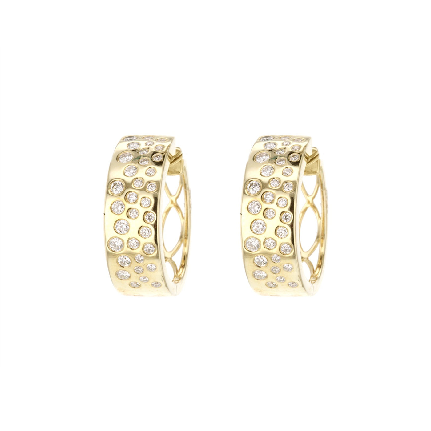 0.82ctw Diamond Huggie Earrings