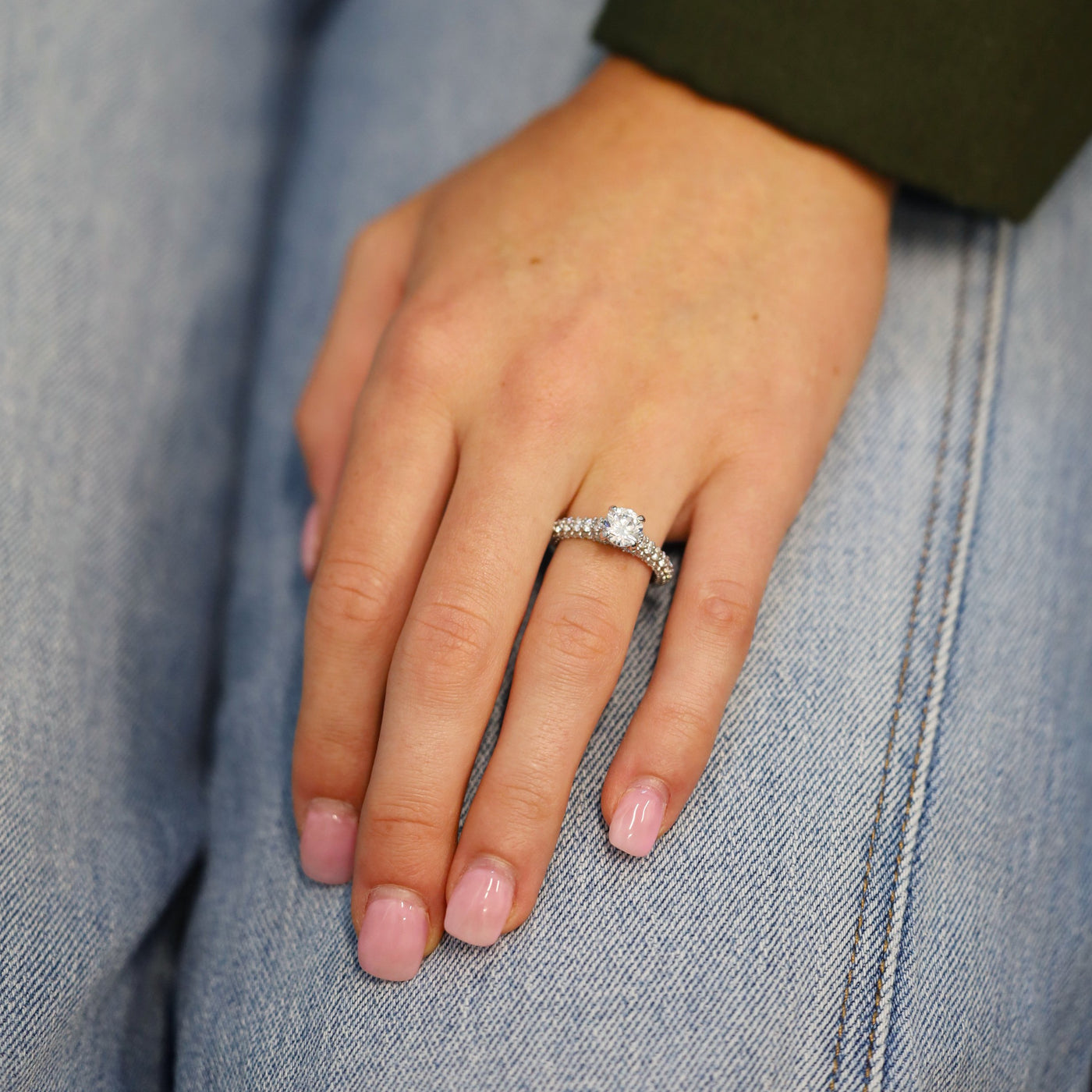 1.37 ctw Diamond Solitaire Engagement Ring