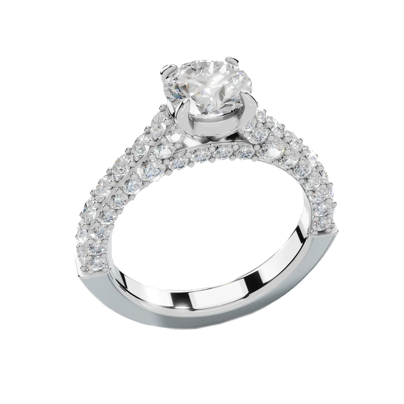 1.37 ctw Diamond Solitaire Engagement Ring
