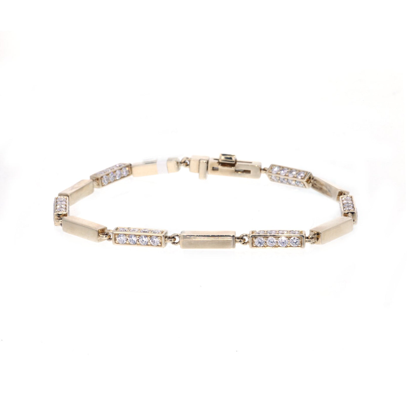 3.15 ctw Diamond Pave Bar Bracelet