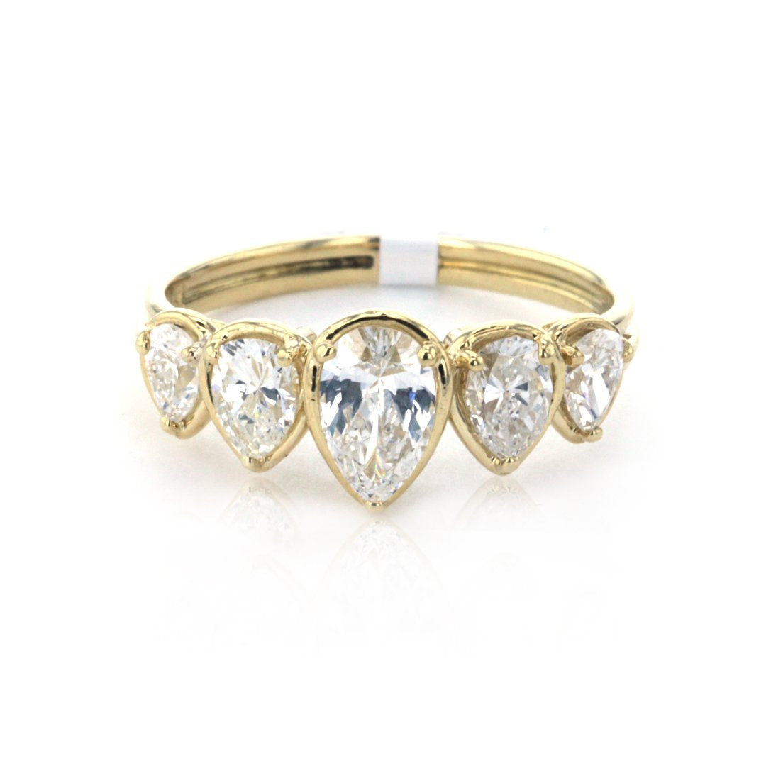 Pear Diamond Ring