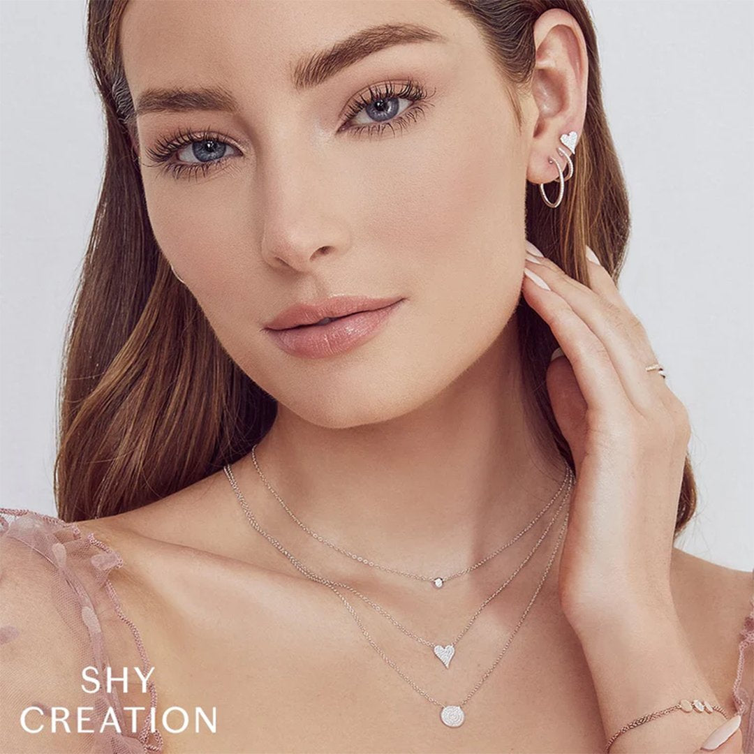 0.11 ctw Diamond Heart Pendant Necklace