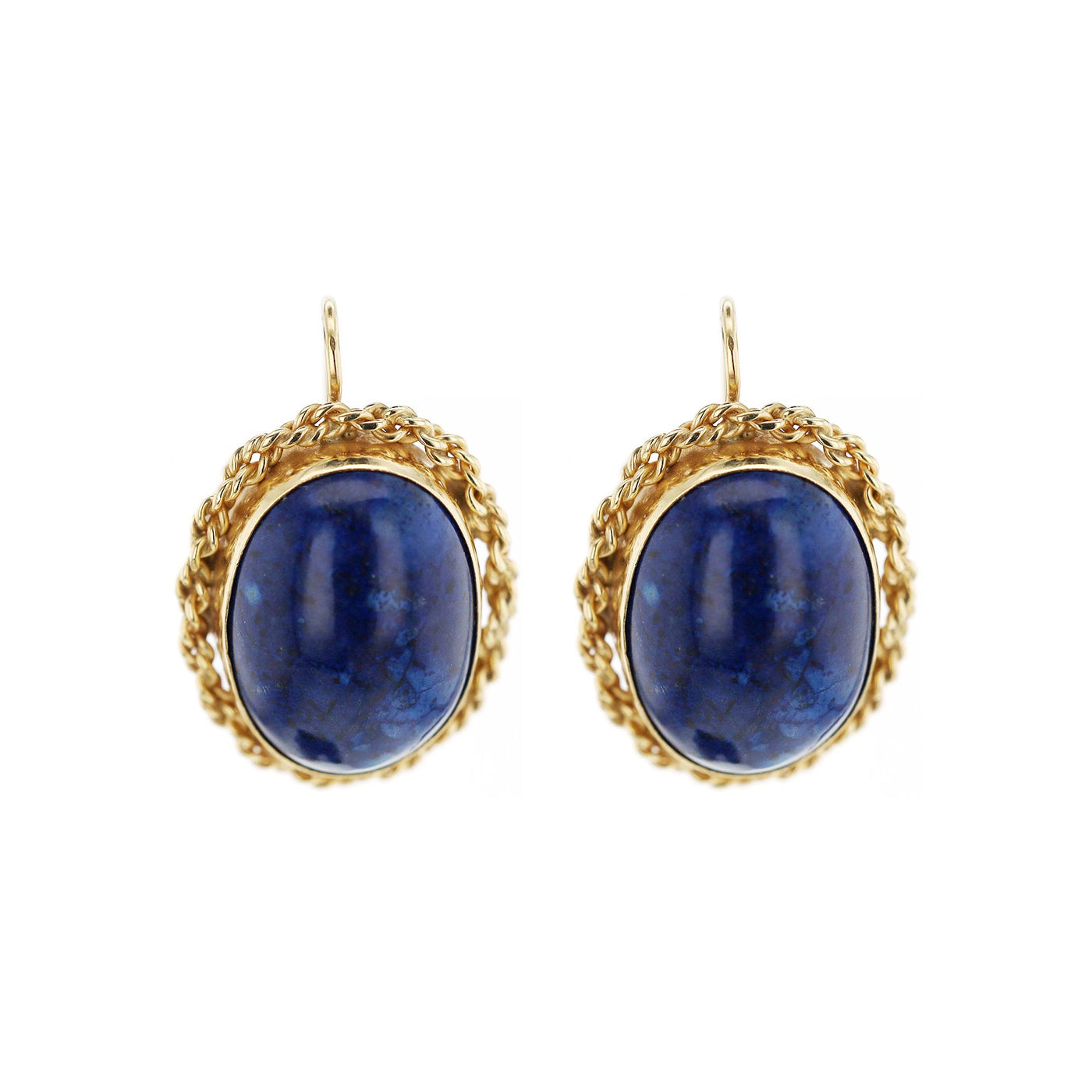 Blue Lapiz Earrings