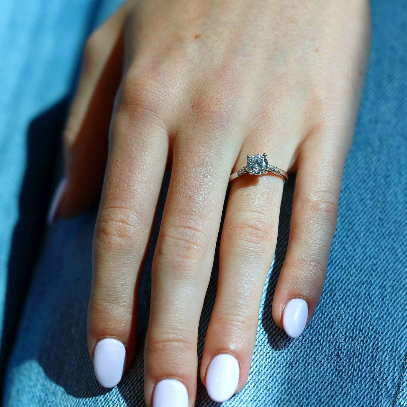 0.10 ctw Diamond Solitaire Engagement Ring