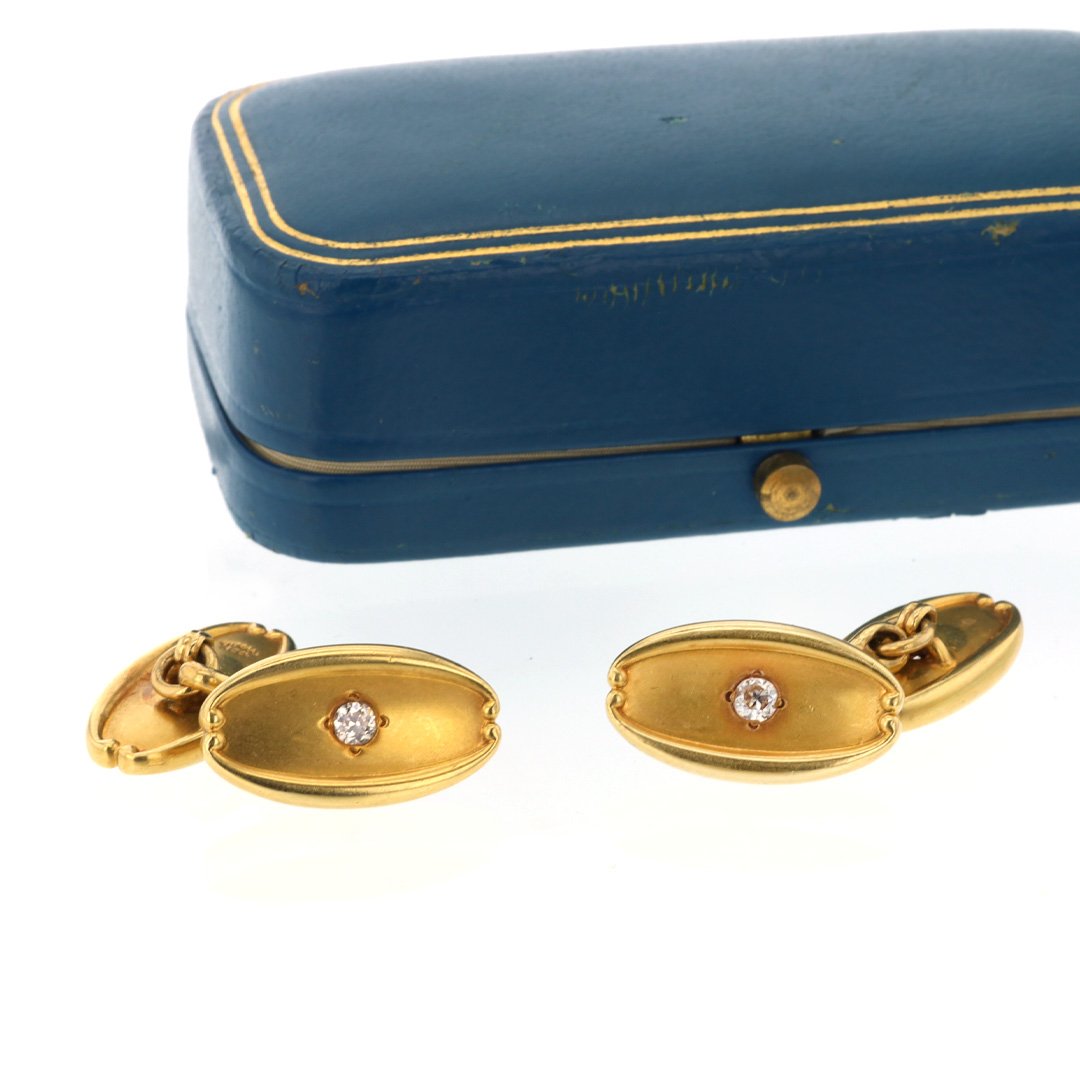 Diamond Bar Cufflinks