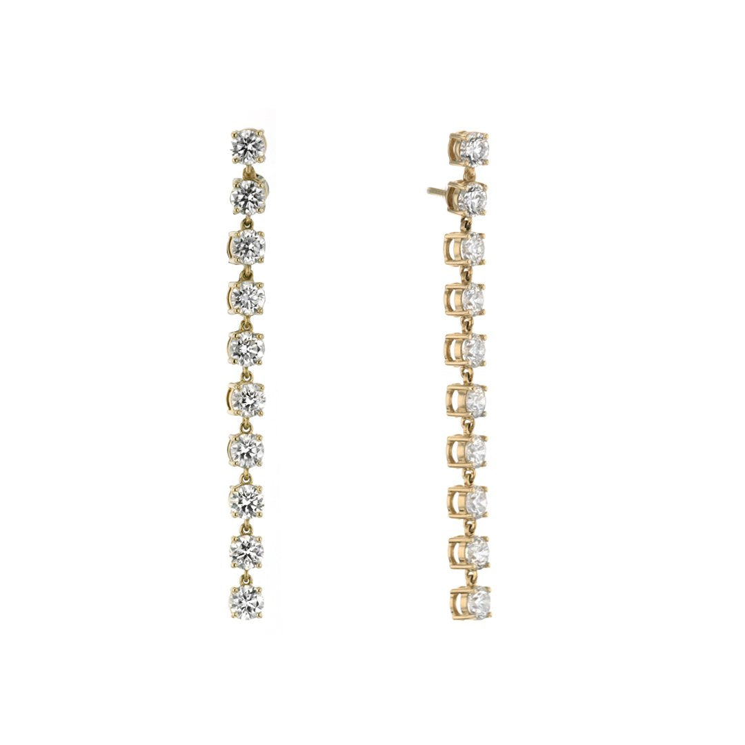 4.00 ctw Diamond Drop Earrings