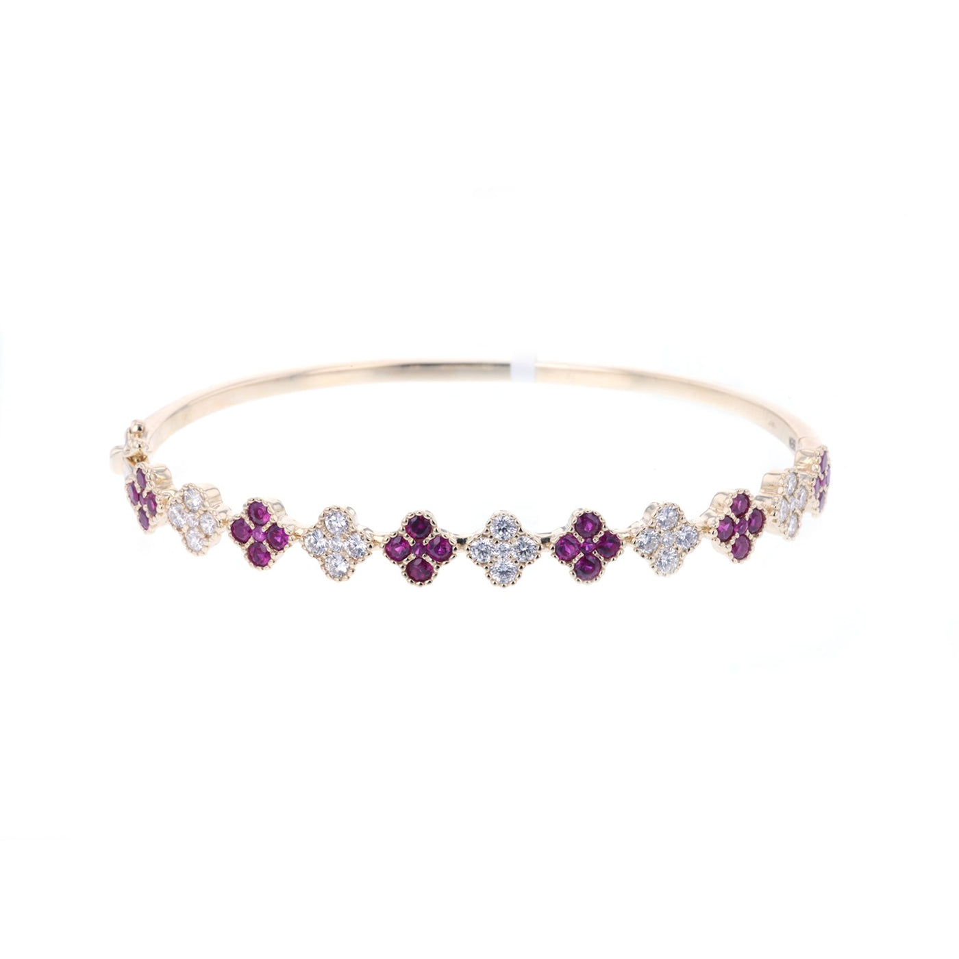Ruby & Diamond Bangle Bracelet
