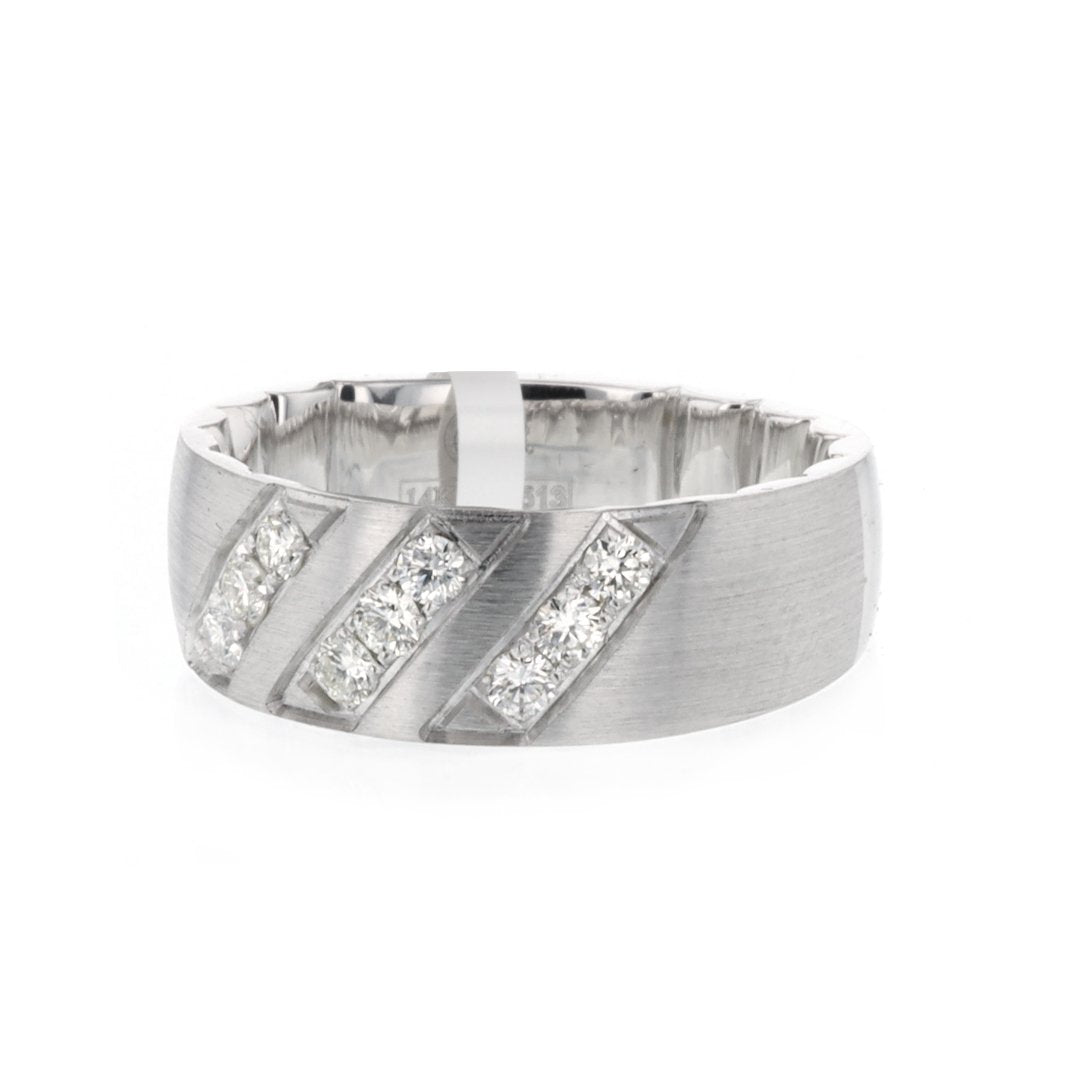 8MM Diamond Band