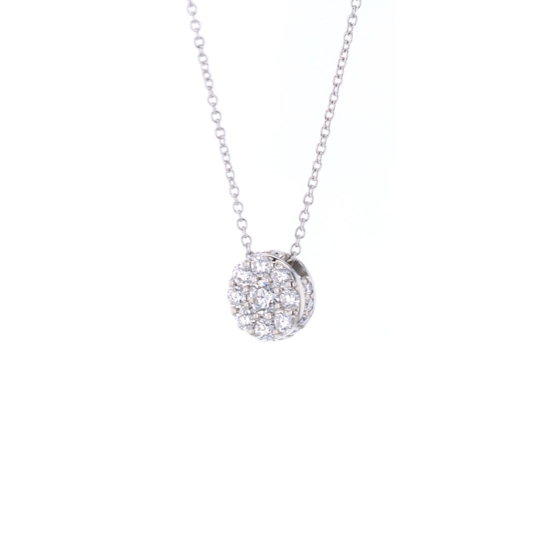 0.85 ctw Diamond Pendant Necklace