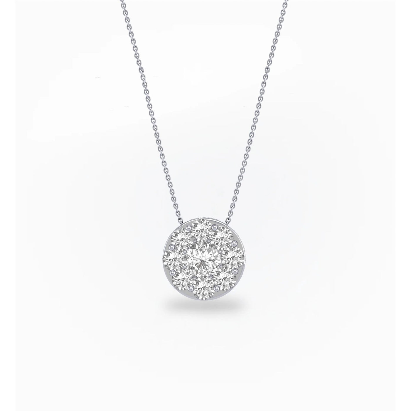 0.85 ctw Diamond Pendant Necklace