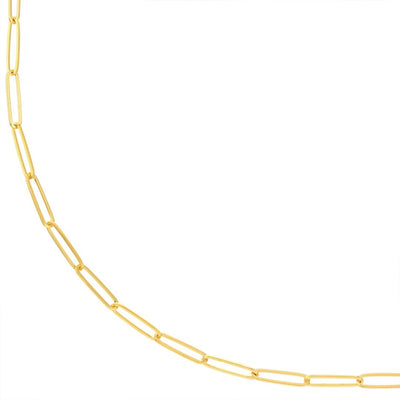 16" 2.6MM Paper Clip Chain