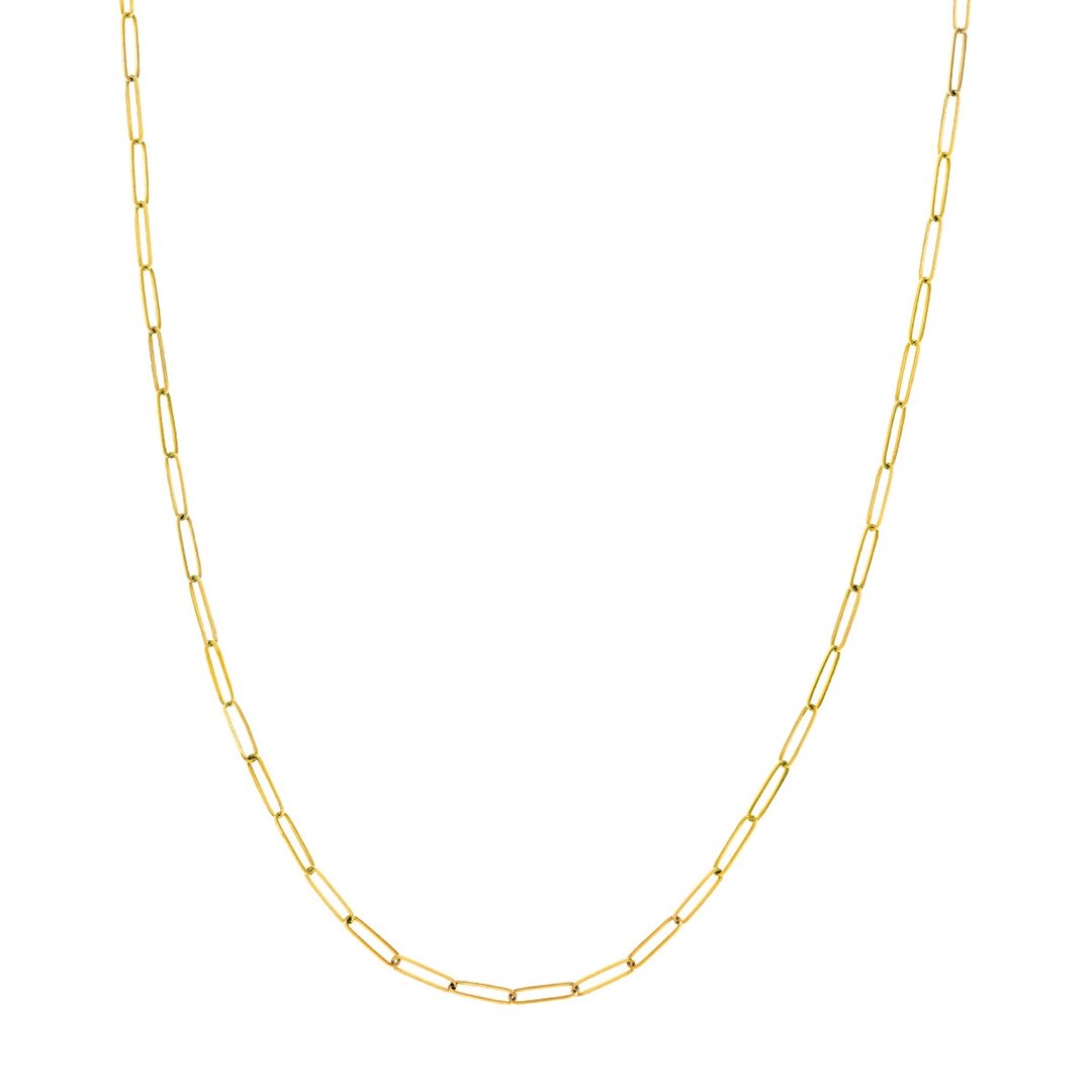 16" 2.6MM Paper Clip Chain