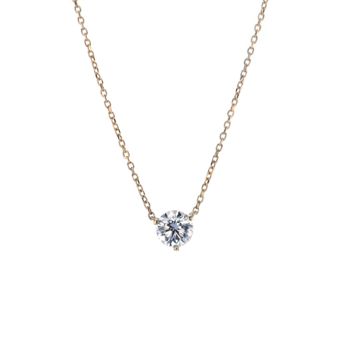 0.70 ct Diamond Solitaire Necklace