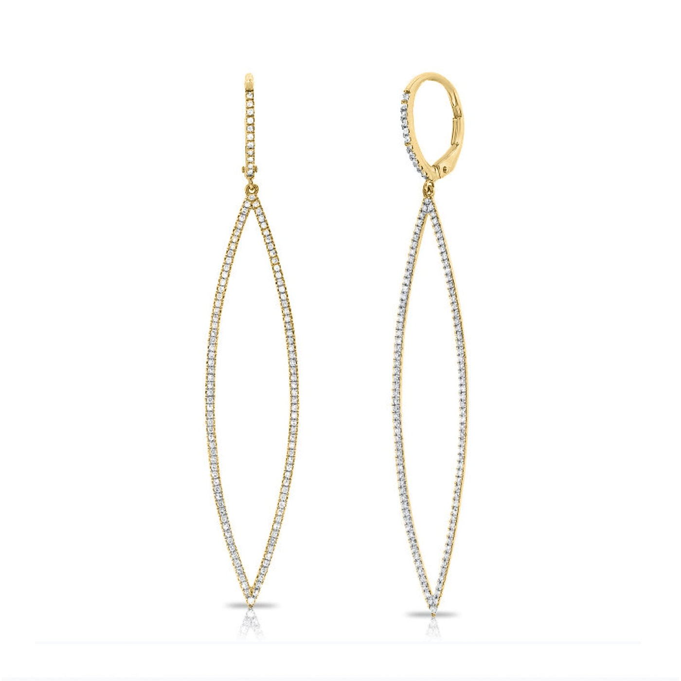 0.78ctw Diamond Drop Earrings