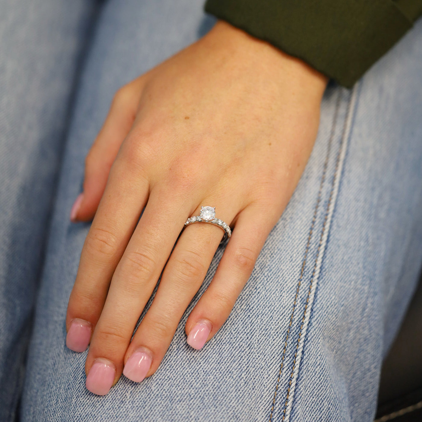 0.65 ctw Diamond Solitaire Engagement Ring