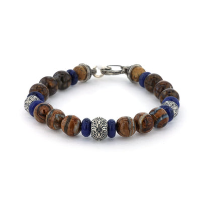 Silver & Bead Bracelet