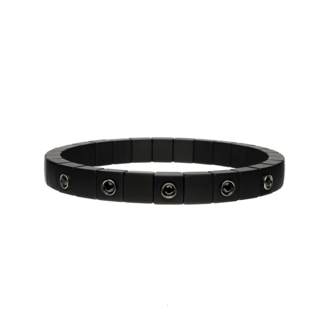 0.30 ctw Diamond Ceramic Stretch Bracelet