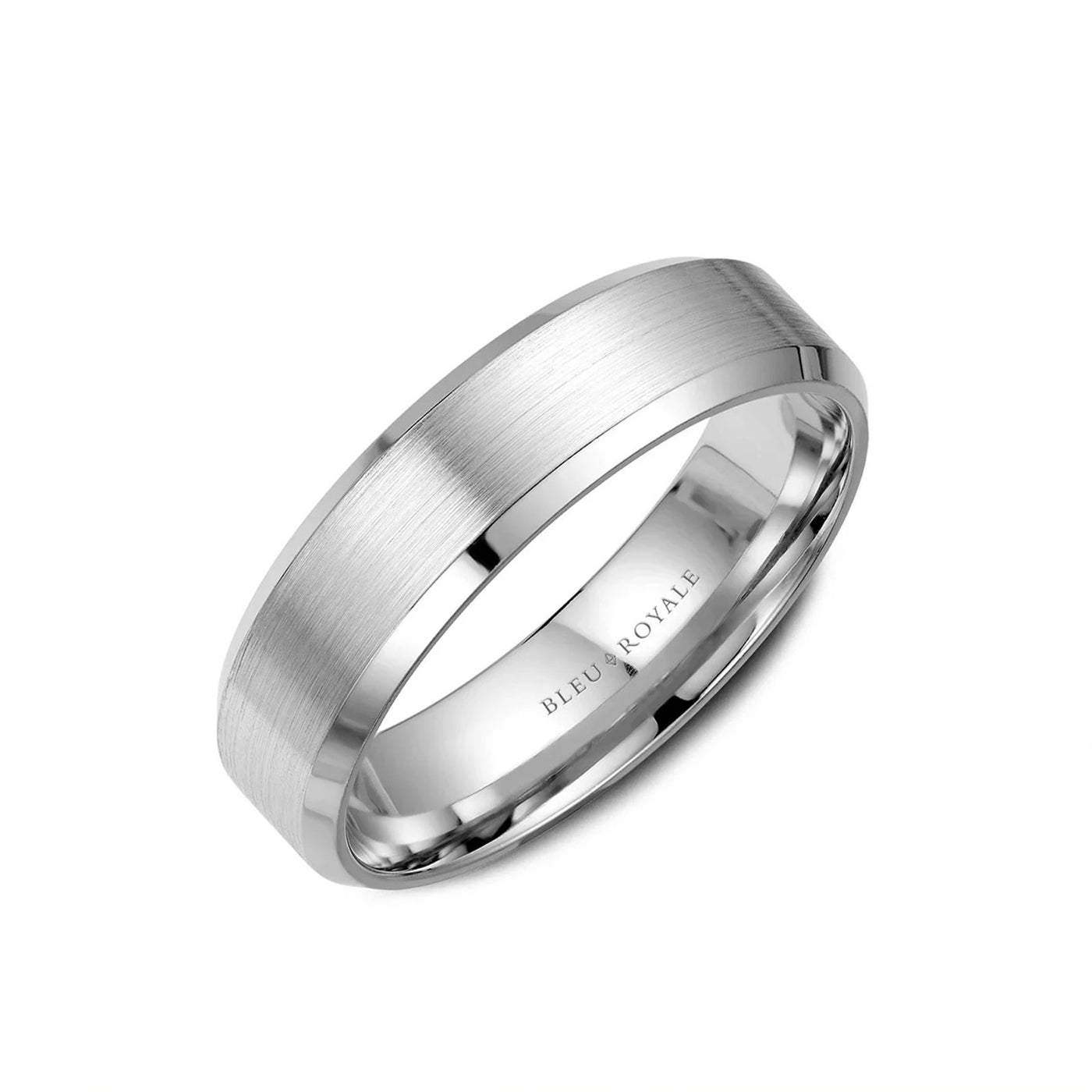 6.5MM Flat with Sandpaper Finish Band
