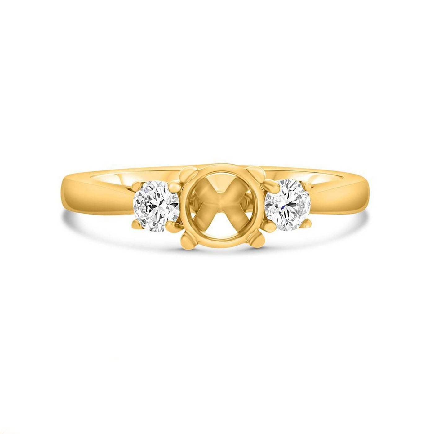 0.36 ctw Diamond Three-Stone Engagement Ring