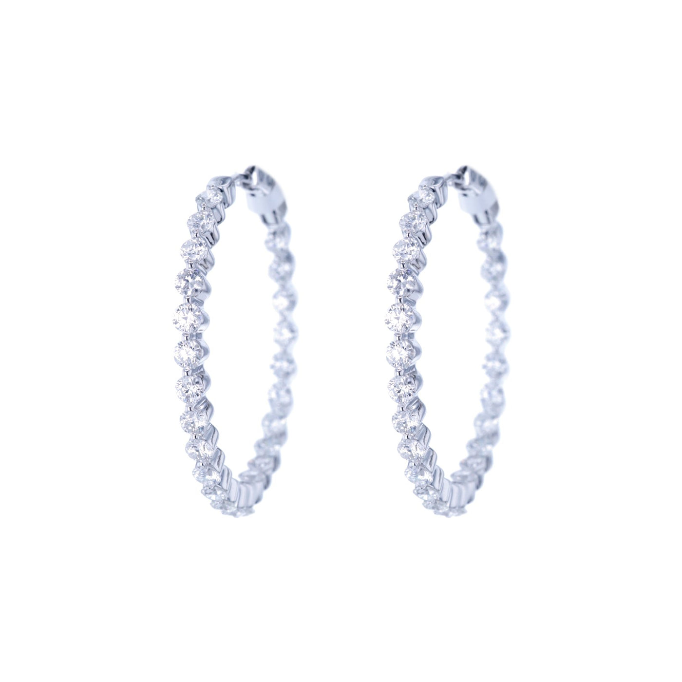4.09ctw Diamond Inside-Out Earrings