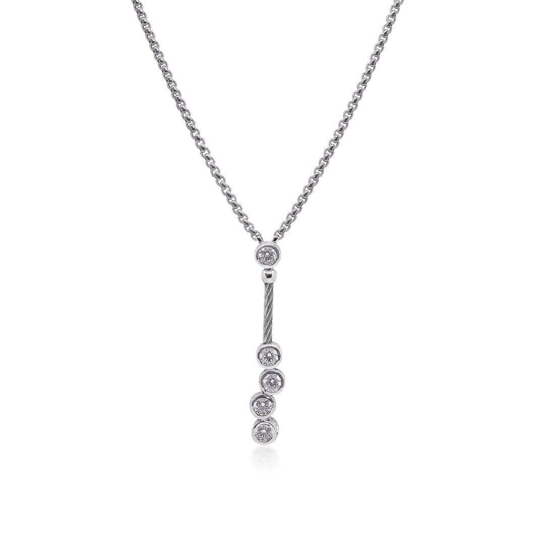 1.33 ctw Diamond Lariat Necklace