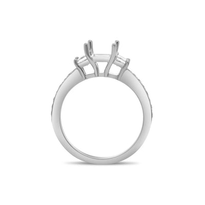 0.57 ctw Diamond Three-stone Engagement Ring