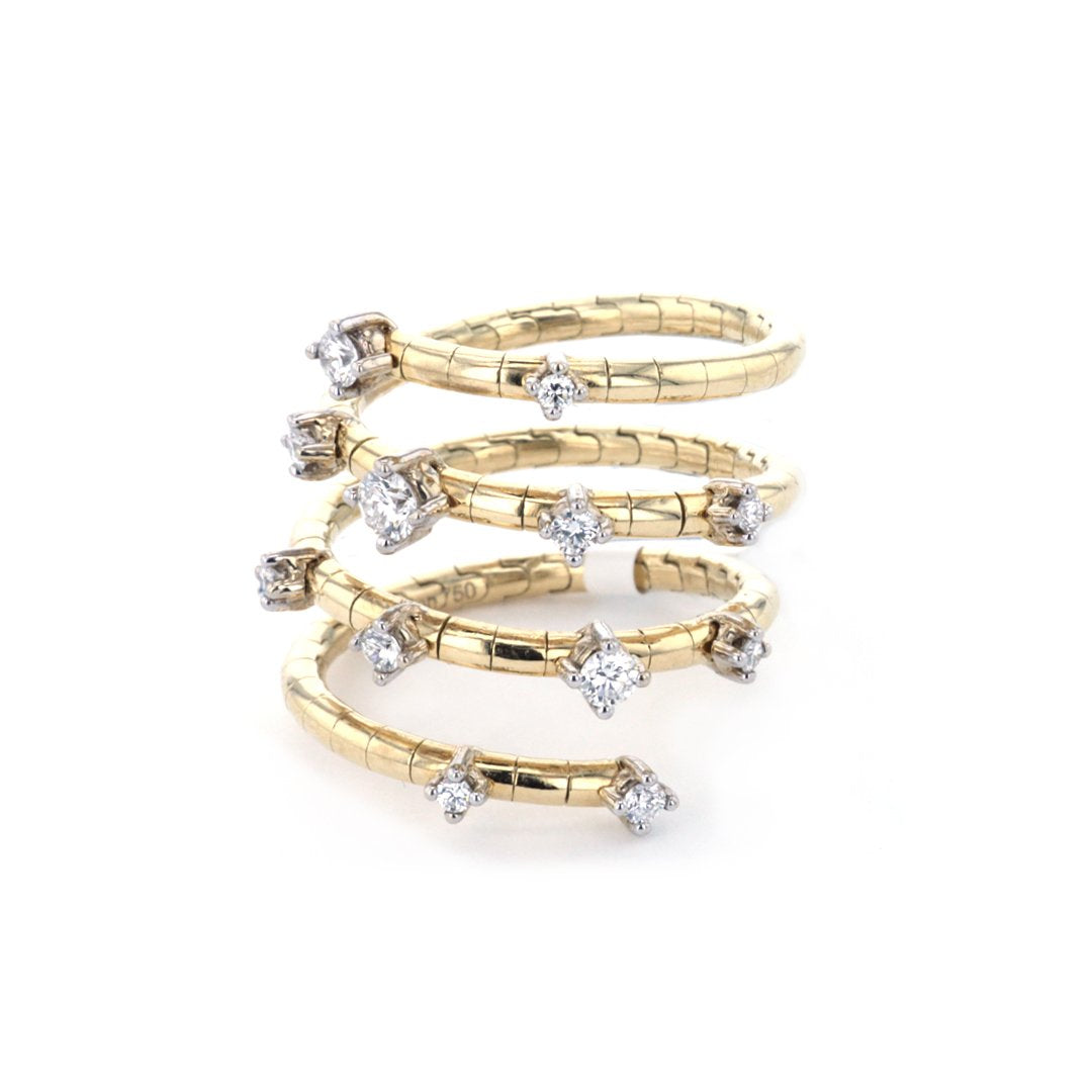 0.45 ctw Diamond Spirtal Ring