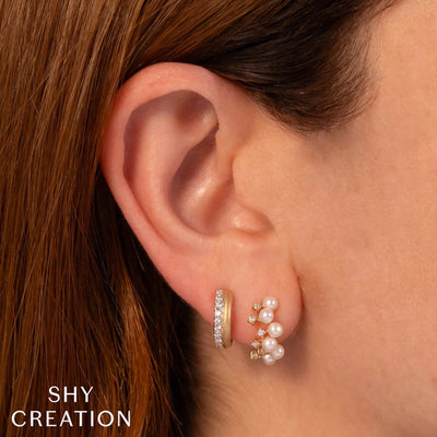 0.33 ctw Diamond Huggie Earrings