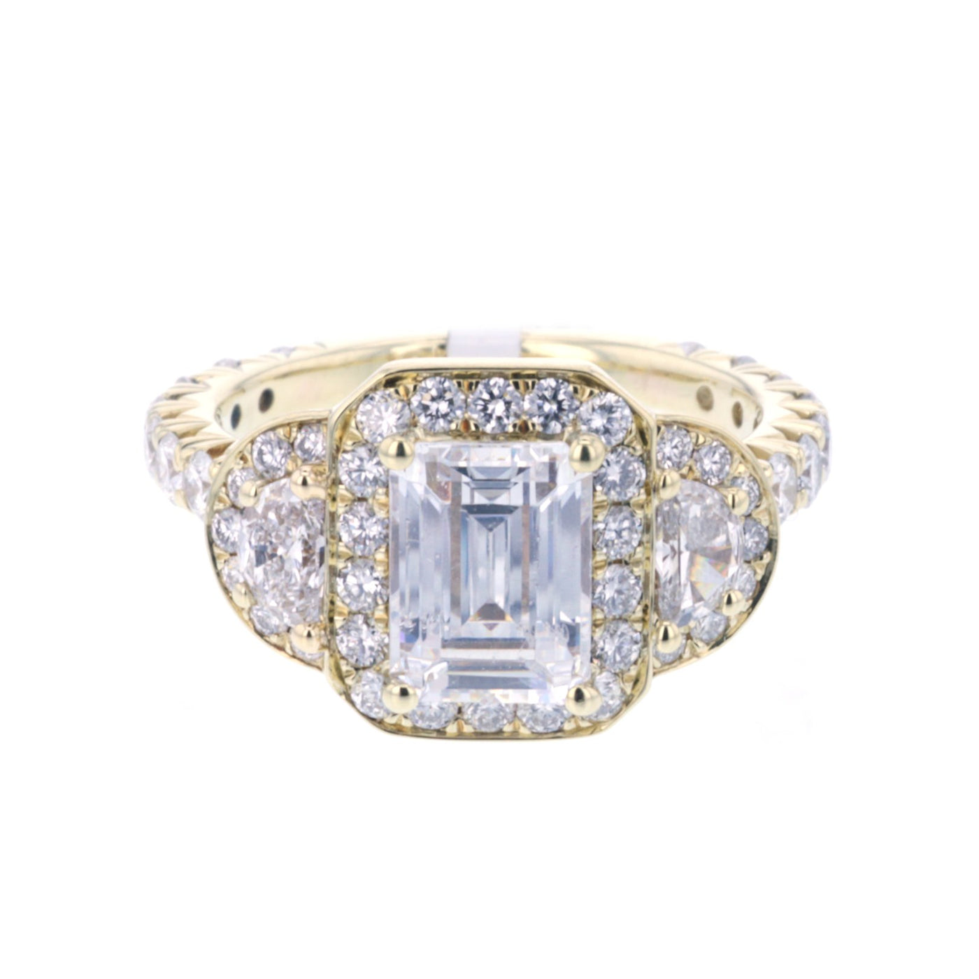 1.91 ctw Diamond Three-Stone Engagement Ring