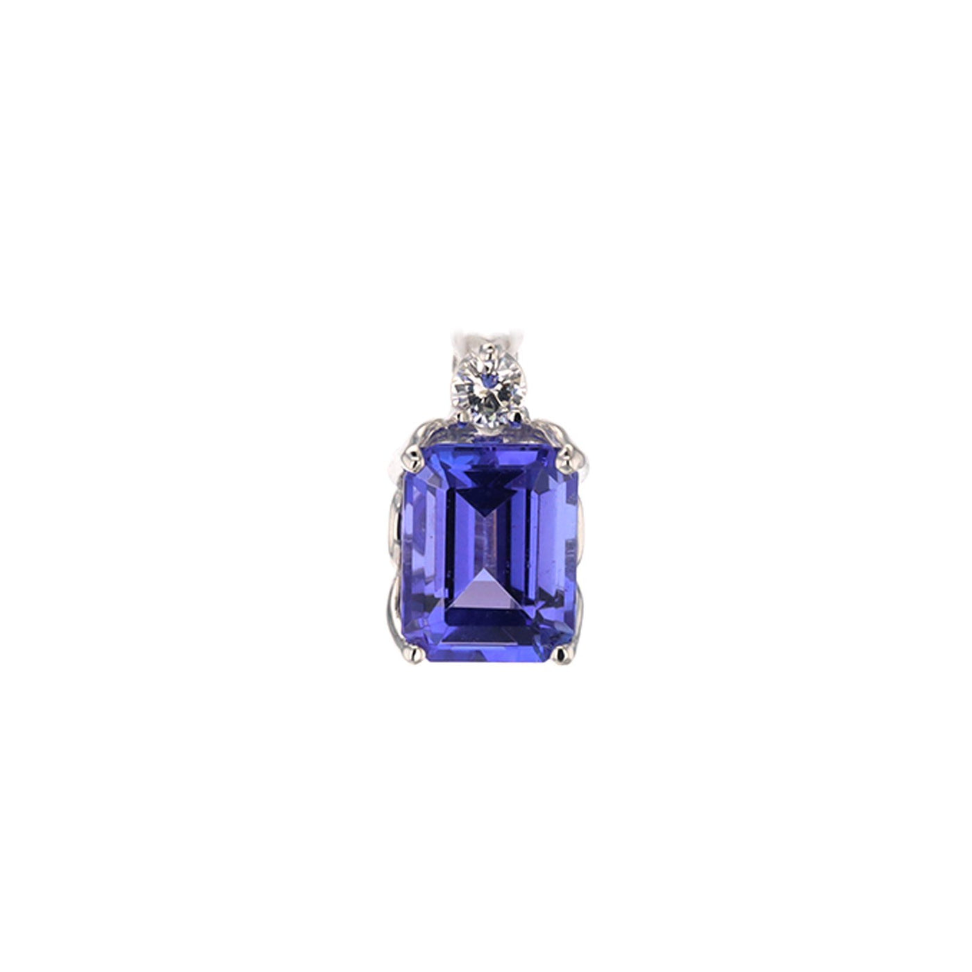 Tanzanite & Diamond Pendant
