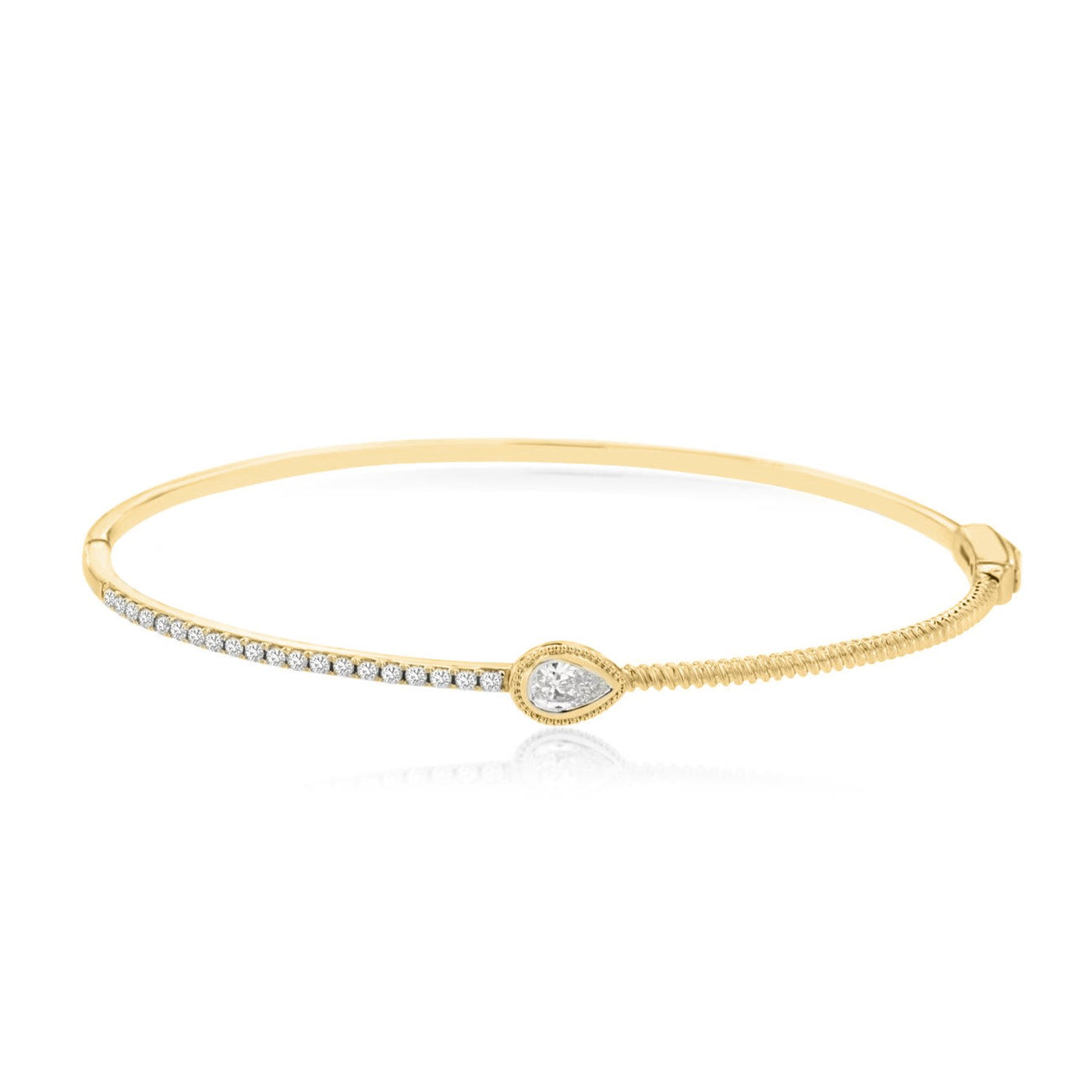 0.55 ctw Diamond Bangle Bracelet