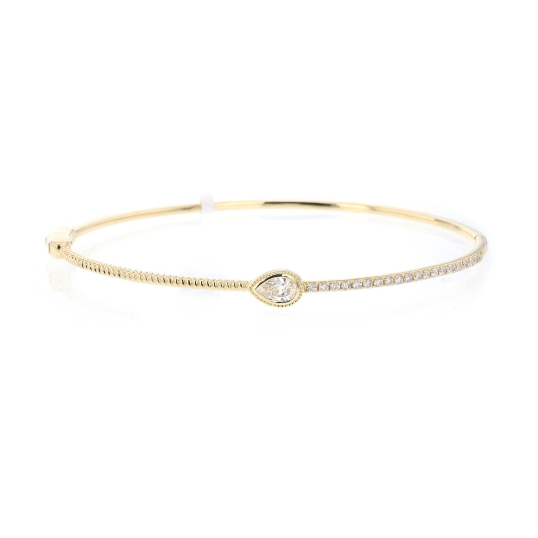 0.55 ctw Diamond Bangle Bracelet