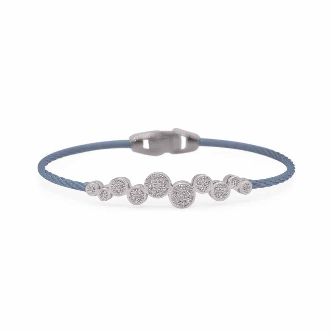 0.28 ctw Diamond Bangle Cable Bracelet