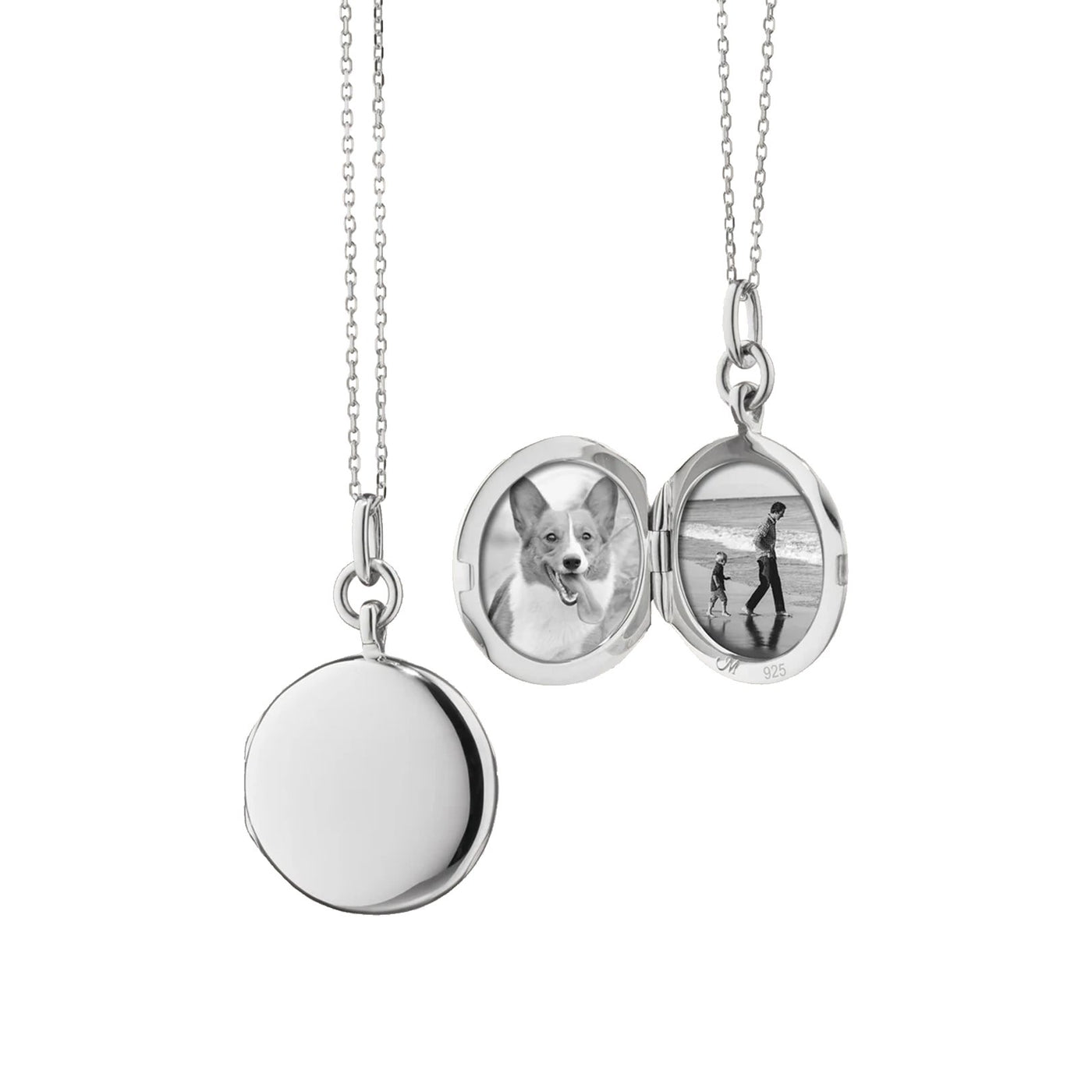 Round QUINN Locket Necklace
