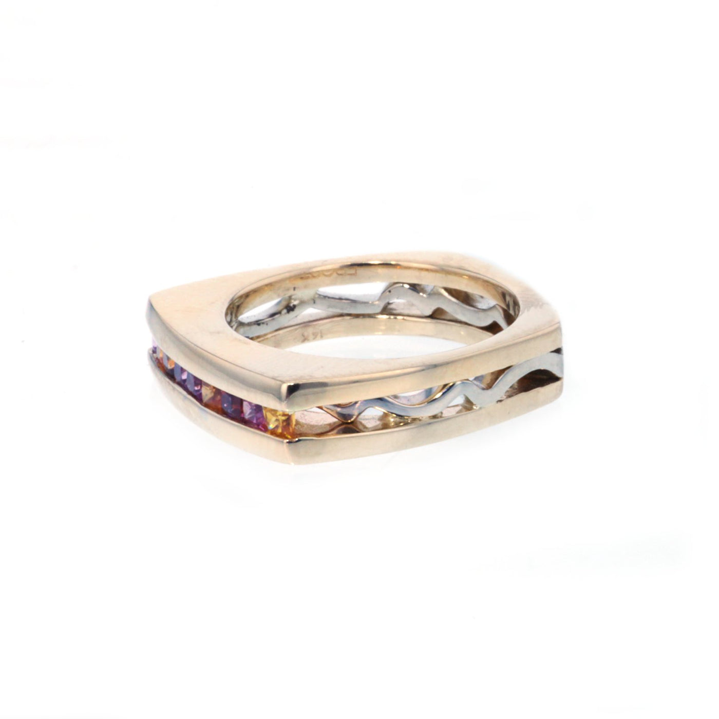 Sapphire Channel Set Ring