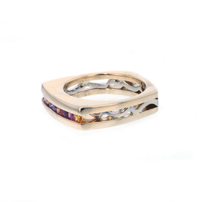 Sapphire Channel Set Ring