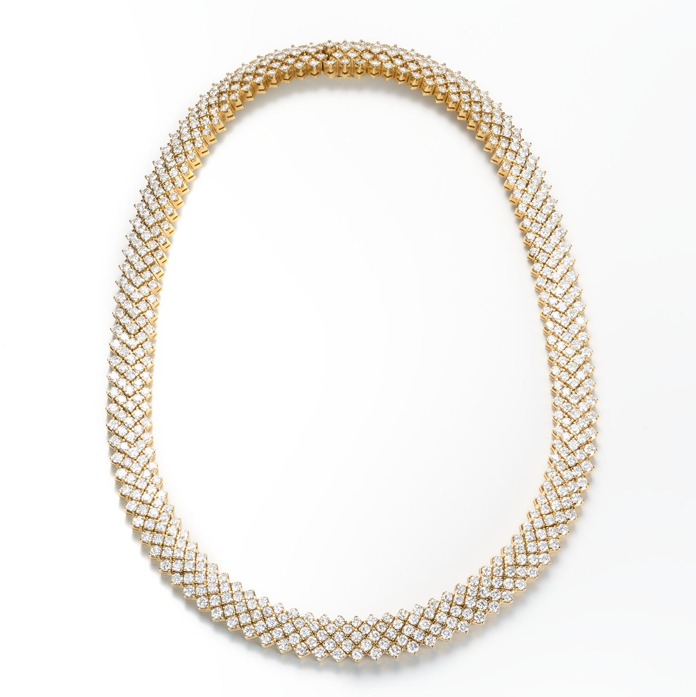 5-Row Diamond Necklace