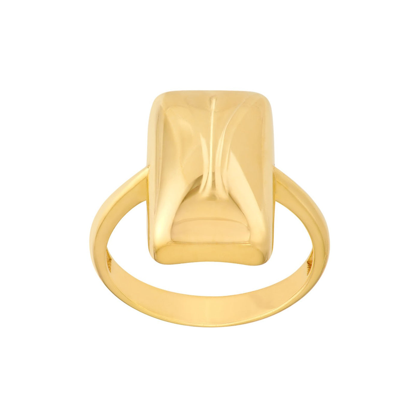 Polished Rectangular Ring