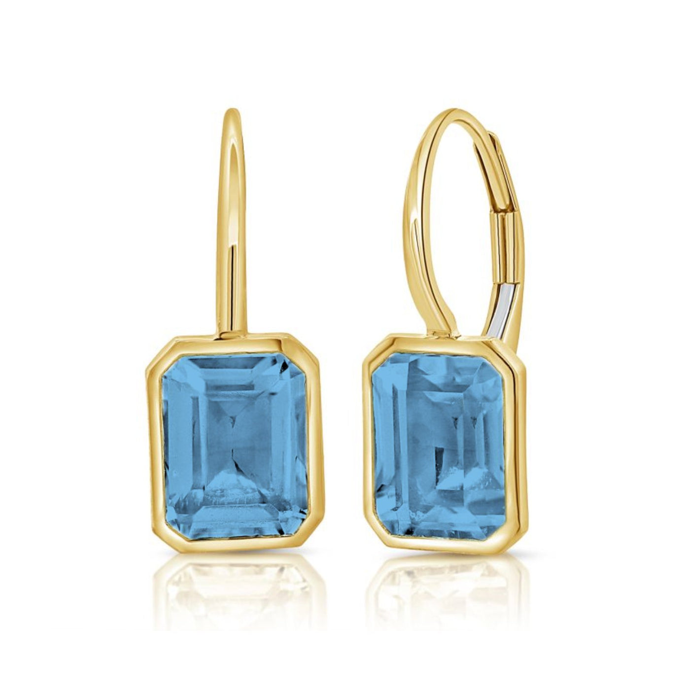 Blue Topaz Earrings