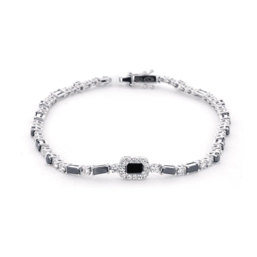 Black & White Diamond Bracelet