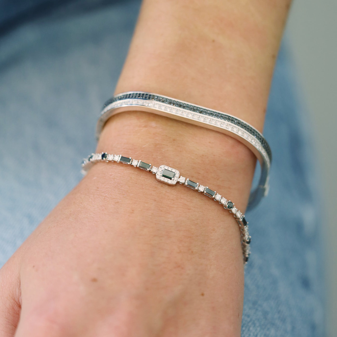 Black & White Diamond Bracelet
