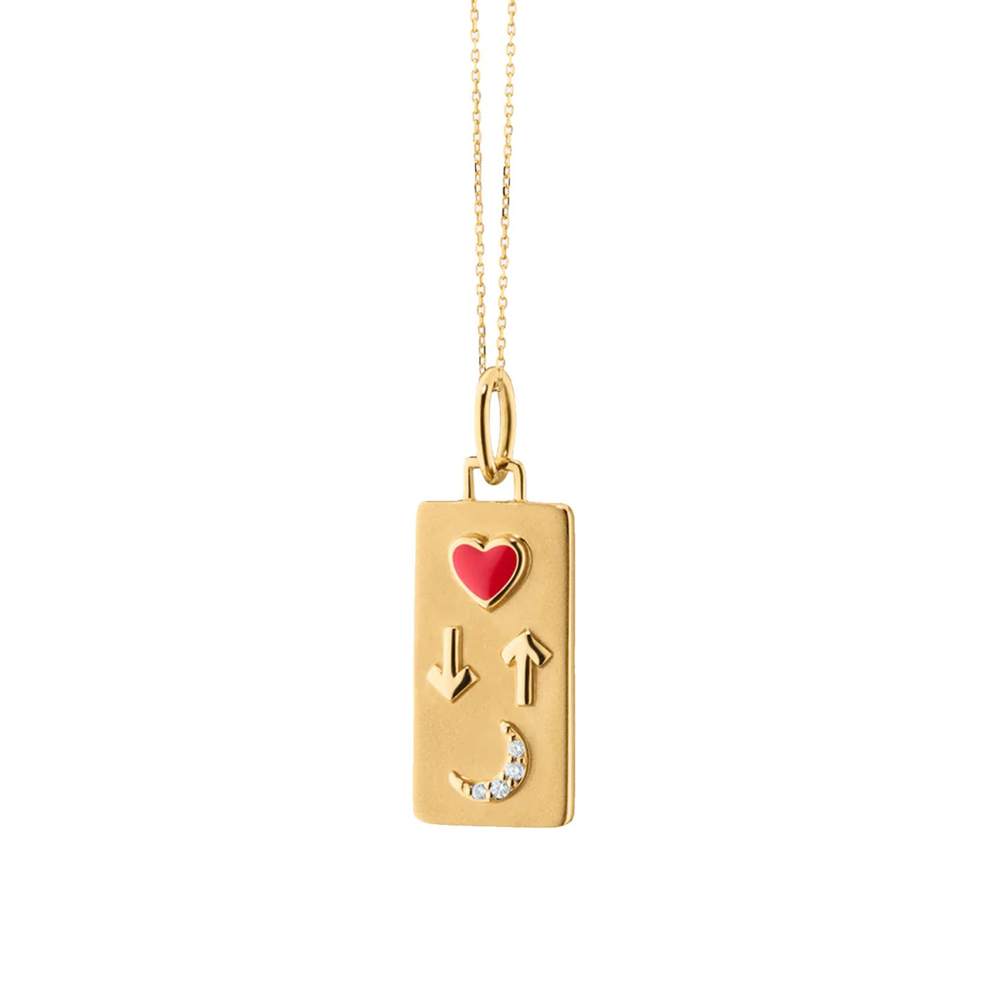 Love You To The Moon & Back Charm Pendant