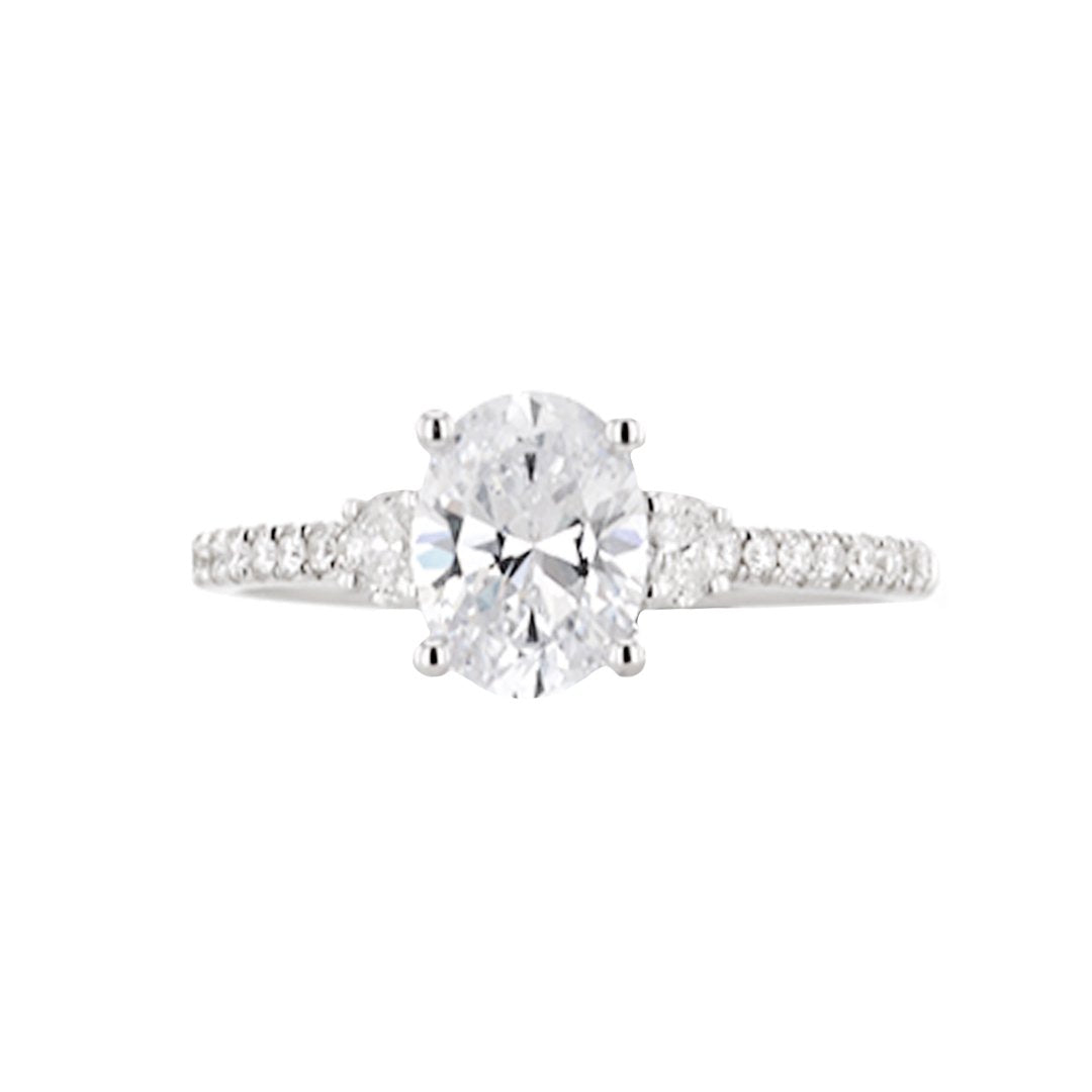 0.25 ctw Diamond Three-Stone Engagement Ring