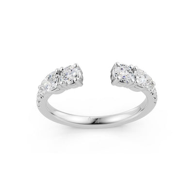 0.50 ctw Diamond Split Top Band