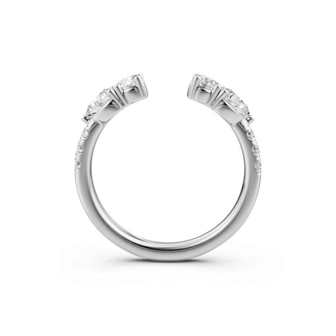 0.50 ctw Diamond Split Top Band