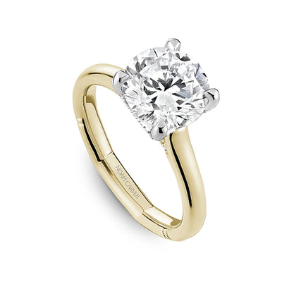 0.12 ctw Diamond Hidden Halo Engagement Ring