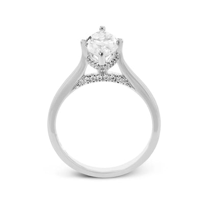 0.14 ctw Diamond Halo Engagement Ring